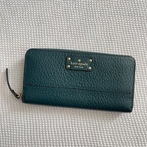 Kate Spade Wellesley Stacey Pebbled Leather Wallet